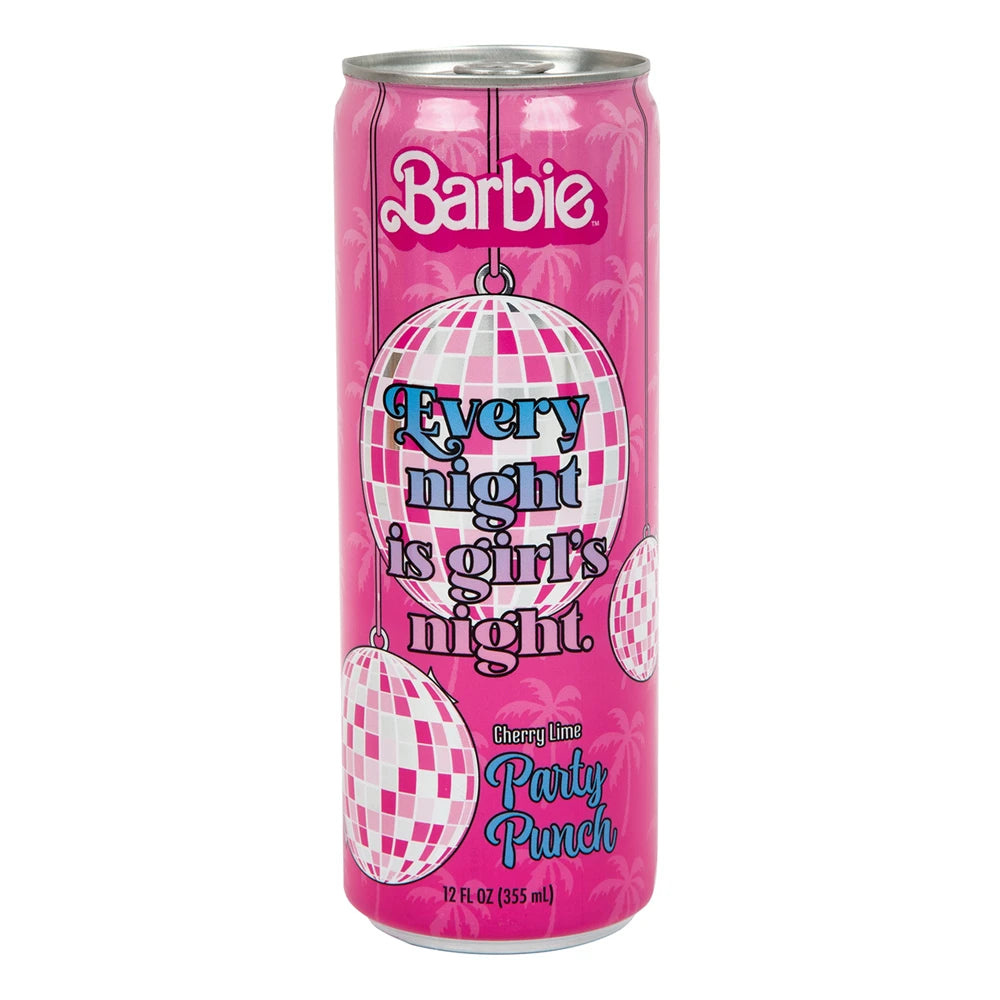Barbie Every Night is Girls Night Cherry Lime Party Punch (12fl oz) 12 pack